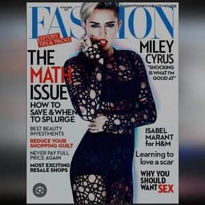 New 2013 Miley CYRUS Fashion Magazine